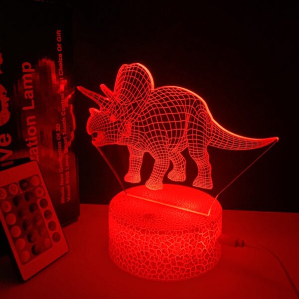 3D Dinosaur Light Dinosaur Night Light for Kids - Image 7