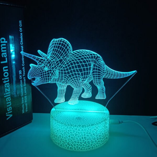 3D Dinosaur Light Dinosaur Night Light for Kids - Image 3