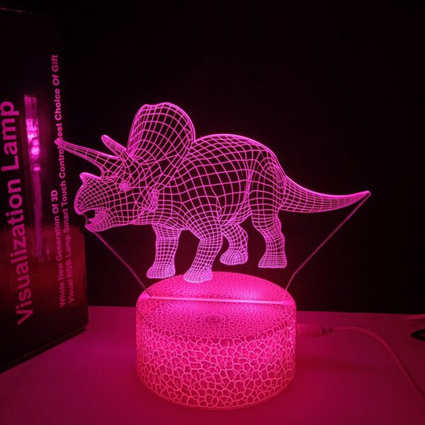 3D Dinosaur Light Dinosaur Night Light for Kids - Image 2