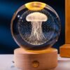 Beettlamp 8CM Crystal Ball Night Light for Kids with Wooden LED Light Base - Image 13