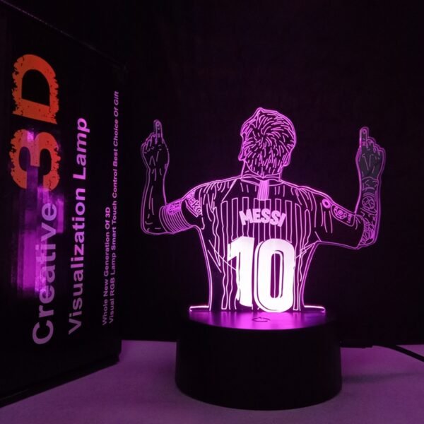 Customize Football Basketball Stars Photos Pets To 3D Lamps Just send Us A High Definition Picture - Image 5