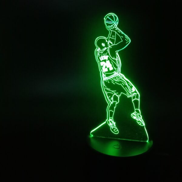 Basketball Stars 3D Illusion Lamp Basketball Fans Gift - Image 10