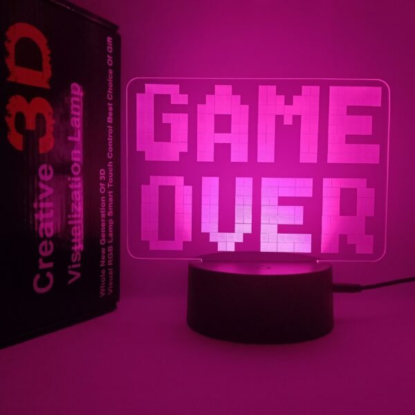 Beettlamp Game Room Decoration 3D Night Light Play Station Xbox Roblox TikTok Remote Control 16 LED Colors Best Gift - Image 9