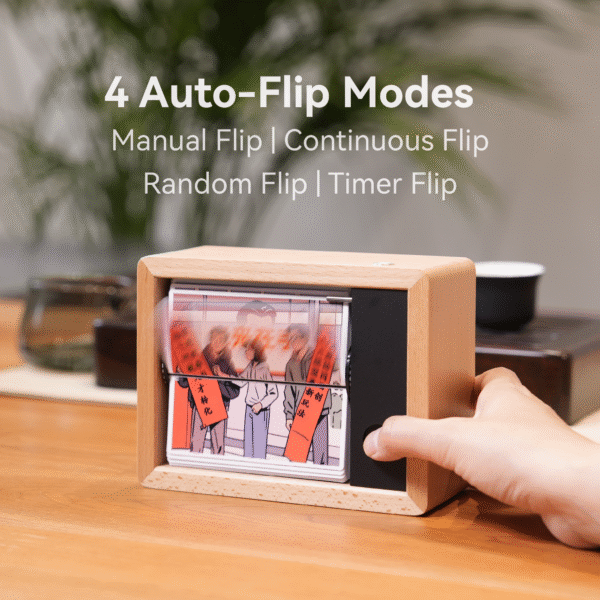 Motorized Flip Book Personalized Photo Machine Magic Box with LED Light 32 Pages - Image 4