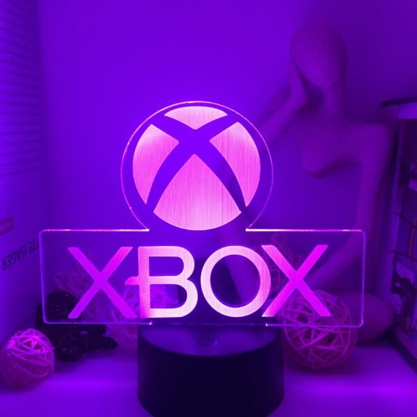 Beettlamp Game Room Decoration 3D Night Light Play Station Xbox Roblox TikTok Remote Control 16 LED Colors Best Gift - Image 26